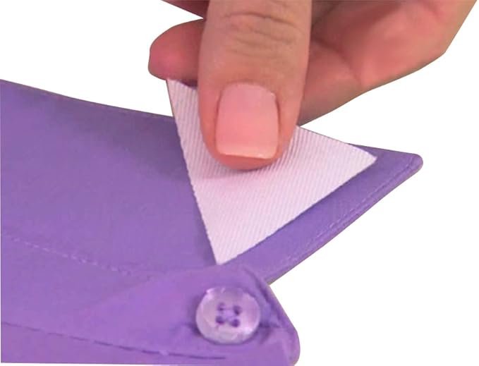 No Curl Collar Polo Shirt Collar Stays (You Choose: Peel-&-Stick or Iron-on)