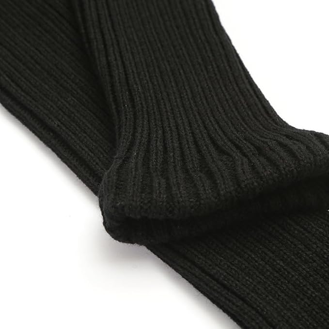 Benefeet Sox Wool Knit Leg Warmers for Women Vintage Boho Leg Warmers Long Winter Warm Thigh High Footless Boot Socks