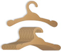 Cardboard Hangers, Environmentally Friendly Cardboard Hangers Baby, 32 Pieces of Baby Hangers, Durable, Wooden Baby Hangers Suitable for Baby Clothes Drying Storage