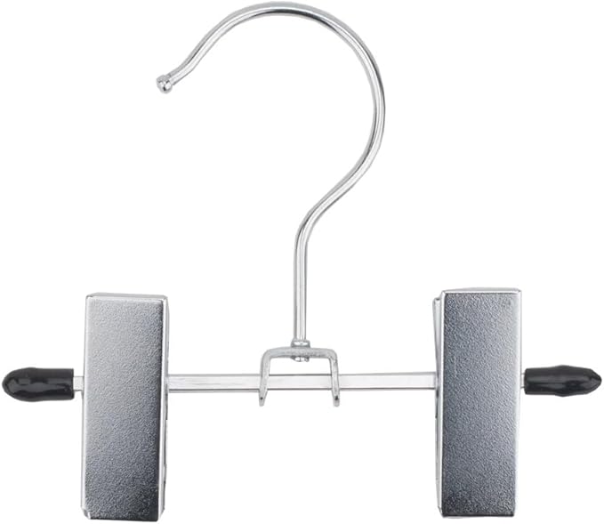 NAHANCO Padded Boot Clips Hanger in High Polished Chrome (Pack of 12)