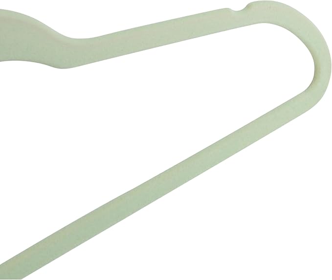 Honey-Can-Do 25-Pack Slim-Profile Non-Slip Velvet Hangers, Mint