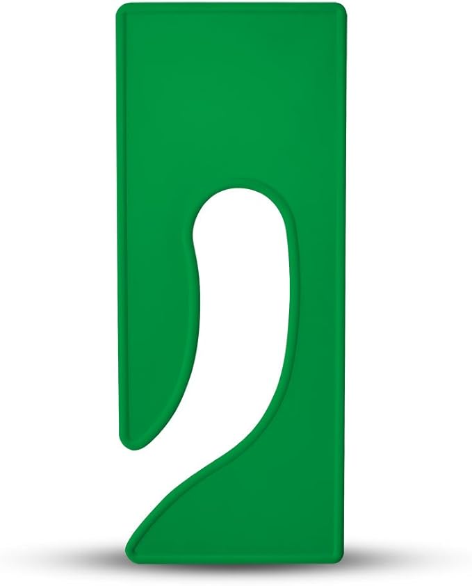 Blank King Rectangle Dividers and Quantities (8, Green)