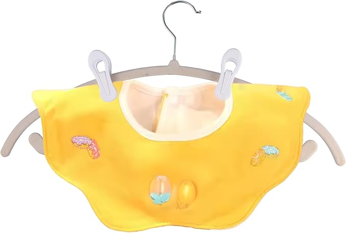 100 Pack White Hanger Clips Multi-Purpose Baby Hanger Clip, Plastic Clothing Clips for Socks, Hats, Food Chip Bags and Notes