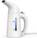 Handheld Garment Steamer for Clothes, Portable Clothes Steamer Remove Wrinkle, 230ml Capacity, Ideal for ALL Fabrics, 12 minutes Continuous Steam, One button Design, Easy to Use, mini, White