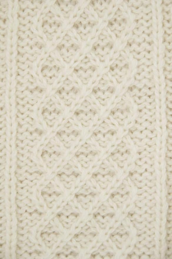 Aran Crafts Aran Crew Neck Sweater (100% Wool)