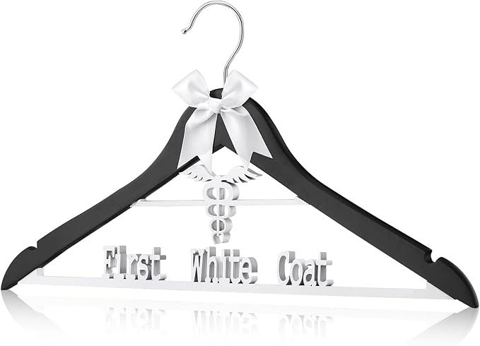 First White Coat Hanger Medical Student Graduation Gift for Pharmacist New Doctor Phd Gift White Coat Ceremony Med School Graduation Congratulation Favor