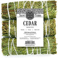 Saint Terra - Cedar Smudge Stick 4 Inches; Pack of 3