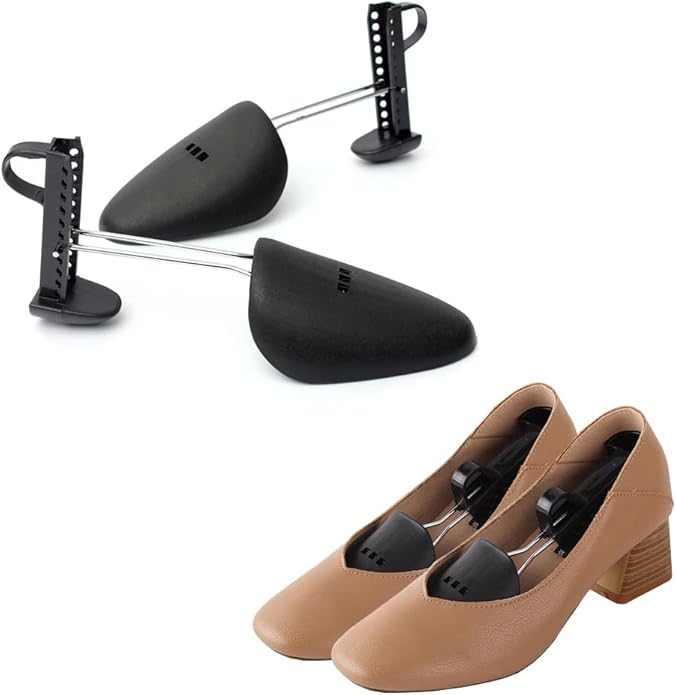 EchoDone 5 Pairs Plastic Shoe Tree Stretcher Shaper for Women Children Adjustable Length Shoes Boot Holder Shaper Support