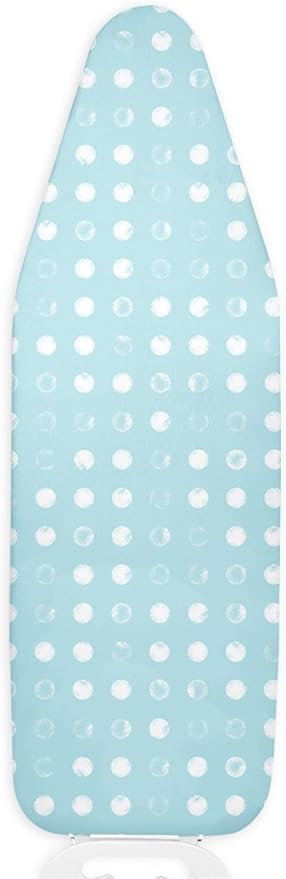 Love Sew Wool Reversible Fitted Ironing Board Cover - 2 in 1 - One Side Wool One Side Cotton (Fits 54" x 18" Standard Ironing Boards) (Aqua Blue)