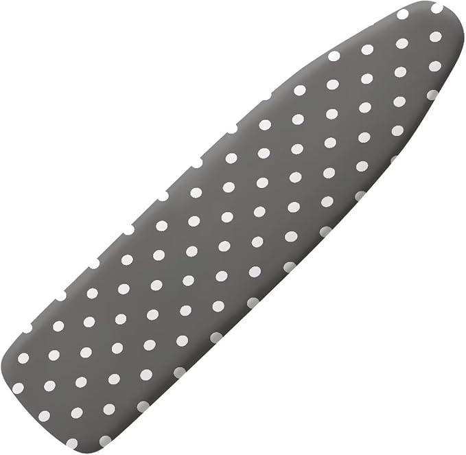 SEANATIVE Grey Polka Dot Ironing Board Cover and Pad Soft Stretchy Iron Pad Covers Home Decorative Ironing Board Replacement Covers