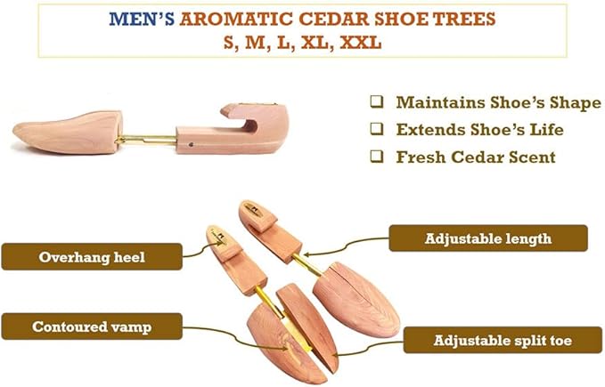 Cedar Elements Combination Cedar Shoe Trees - 2 pack (X-Large)