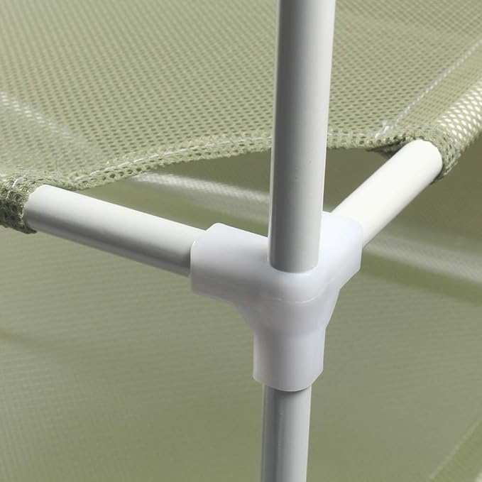 Growsun Sweater Drying Rack 6-Layer Stackable Cloth Mesh Dry Net,Green(Connector Updated)