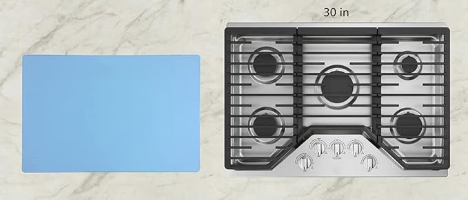 Home Essential, Supmat XL, Super Versatile Extra Large and Thick Heat Resistant Silicone Mat, Counter Mat (Serenity Blue)