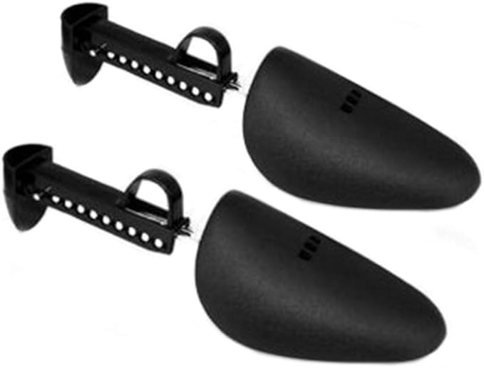 WAJJ 20 Pairs Plastic Shoe Tree Stretcher Shaper for Women Adjustable Length Shoes Boot Holder Shaper Support(Black Women)