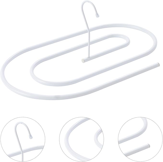 Garneck Metal Clothes Hanger Spiral Shaped Drying Rack Laundry Stand Hanger Rotating Hangers Quilt Coverlet Blanket Clothes Rack Space-Saving Folding s