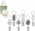 6Pcs Hat Clips for Travel, Metal Vintage Backpack Clips for Hanging, Beach Vacation Cruise Essentials Accessory for Travel Handbag Backpack Luggage Shawl