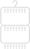 Hanging Clothes Rack, Underwear Hanger for Scarves, Hats, Towels, Bras, Double Layer