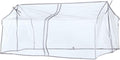 Richards Homewares Garment Cover, 18 H x 22 W x 36-Inch D, Clear Vinyl