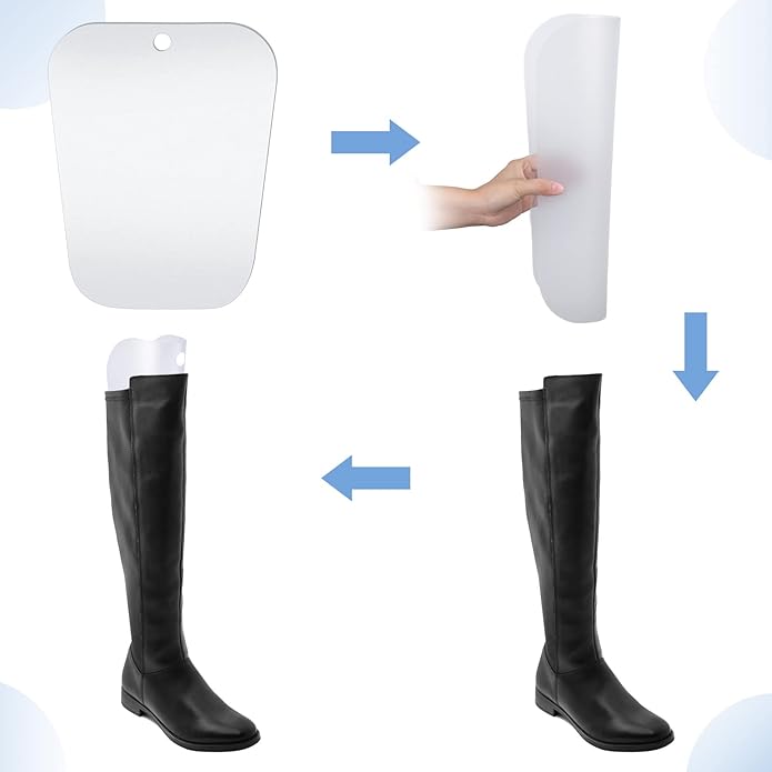 Coume 30 Pieces (15 Pairs) Boot Shapers Form Inserts Keeper Tall Boots Support Holders for Women Men