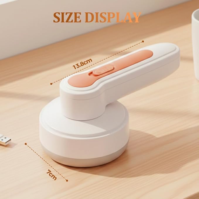 Electric Fabric Shaver and Lint Remover, 2026 New Rechargeable Lint Shaver for Clothes, Electric Sweater Shavers to Remove Pilling for Clothes and Furniture (2 Pcs)