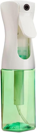 Continuous Mist Spray Bottle – Ultra Fine Mist for Hair Styling, Salon Use, and Versatile Applications – Ideal for Plants, Cleaning, and Travel – 5 oz Green Octagon Shape Empty Bottle