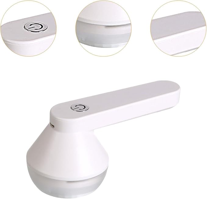 Lint Remover for Fabrics, Pilling Removal Tool for Clothes and Furniture, White