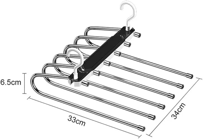 Folding Hangers, Innovative Minimalist Design, Space Saving, Super Strong, Light, Safe & Durable Collapsible Hangers, 12.9x5, Black