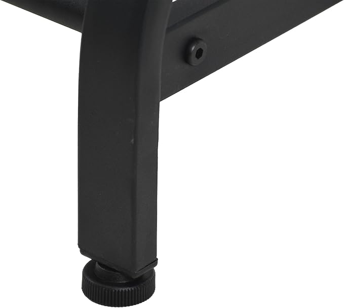 Amig - Ïken Clothes Rail | Organiser with Hanging Rail and Lower Shelf | 110x45x155 cm | Matte Black Metal | Ideal for Bedroom, Hallway, or Entryway