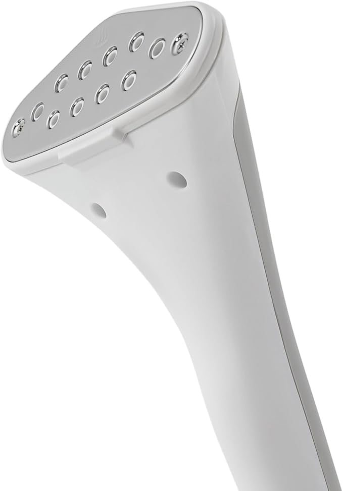 Standing Garment Steamer with Ironing Board,Adjustable Height Standing Steamer - 1.4L Water Tank,Fast Heats in 45s, Double-Insulated Steam Hose (White)