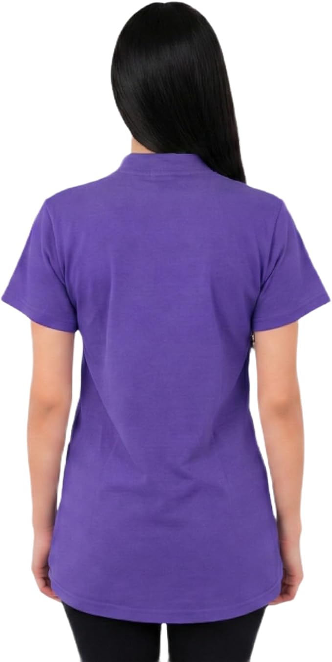 USBD Post Mastectomy Shirt with Drain Pockets Band Collar Post Op Recovery Tops