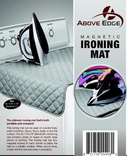 Magnetic Ironing Mat, Double Strength Magnetic Pull Force, 33 1/2" x 19"