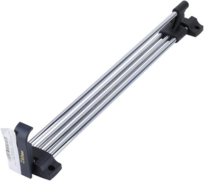 Heavy Duty Retractable Closet Pull Out Rod Wardrobe Clothes Hanger Rail Towel Ideal for Closet Polished (40cm/ 15.7 Inches)