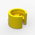 Blank Hanger Size Markers - 100pcs/bag (100, Yellow)