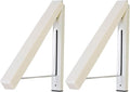 Clothes Hanger Wall Mounted Folding, Laundry Hanger Dryer Rack Retractable, Foldable Stainless Steel Wall Mount Clothes Hook Coat Hangers Drying Rack Holder for Closet Storage Bathroom Bedroom, 2 Pack