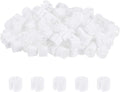 300-Pack Clothes Hanger Markers Blank, Plastic Garment Color Coded Size Clips Fit 3.5mm Rod for Clothing/Wire Hangers, Colored Coding Marker [White]