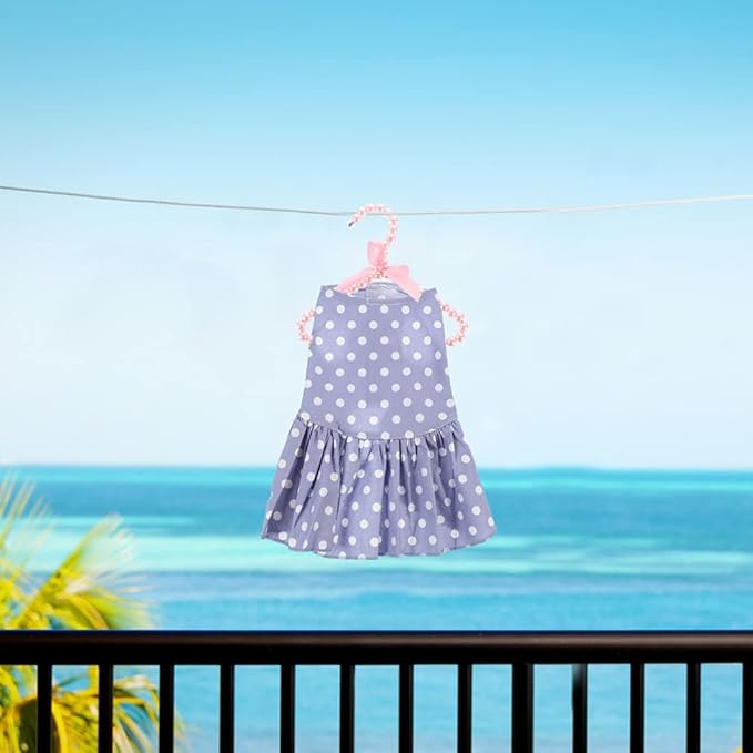 Baby Hangers Kids Hangers 5pcs Pearl Beads Clothes Hangers Beaded Clothes Hangers Dress Pants Hanger Closet Coat Hangers for Kids Pet Dogs Baby Hangers Kids Hangers