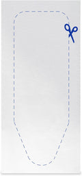 Ironing Board Padding Only, Cut to Desired Sizes, Fitting up to 21x57 Ironing Boards, Thick Premium Felt Underlay Pad, Universal Replacement Iron Board Felt Pad (57" x 21")