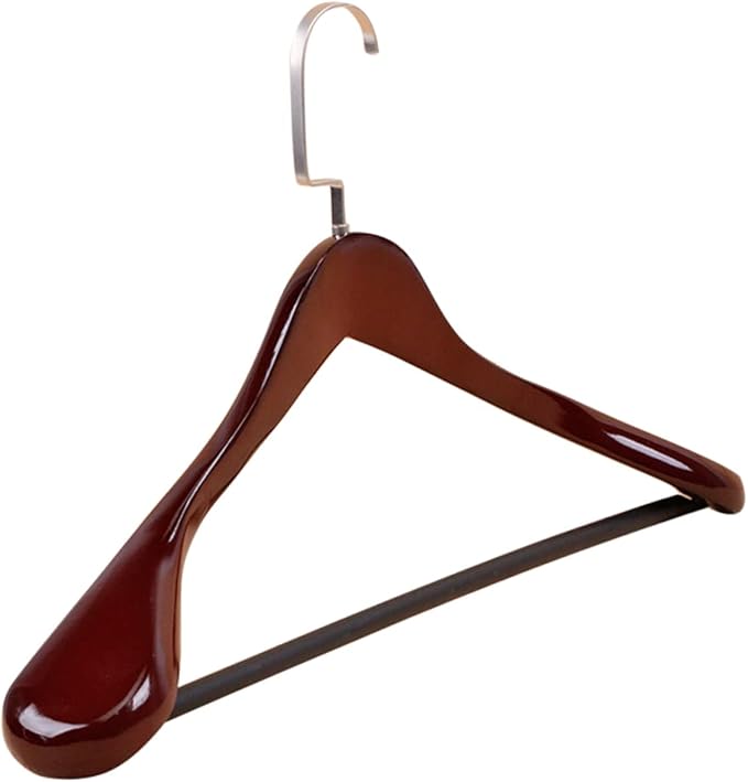 1Pc Thicken Wide Traceless Coat Hanger Solid Drying Rack for Home Use Heavy Duty Foldable Clothes Drying Rack for Coats Jackets and Suits