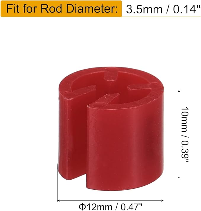 uxcell 150pcs Clothes Hanger Markers Blank Tags, Fit 3.5mm Rod Garment Size Hanger Clips Garment Color Coding Label for Clothing Hangers, Red