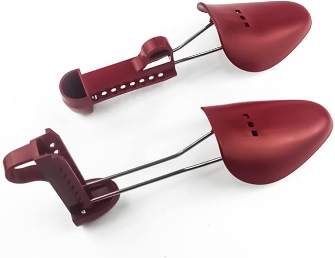 WAJJ 10 Pairs Plastic Shoe Tree Stretcher Shaper for Women Adjustable Length Shoes Holder Shaper Support(Purple Women)