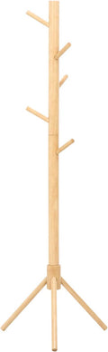 不二貿易(Fujiboeki) Fuji Boeki Coat Hanger Hanger Rack, Wooden, Width 20.1 x Depth 17.3 x Height 59.1 inches (51 x 44 x 151 cm), Natural Twig Hook, Entrance 10788