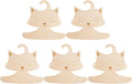Erice Baby Hangers, 5 Pack Wooden Kids Hanger, Cute Fox Shape, 9 Inch Wood Children Hangers,Creative Coat Hanger for Clothes Suit, Dress, Camisole, Jacket, Pants (5)