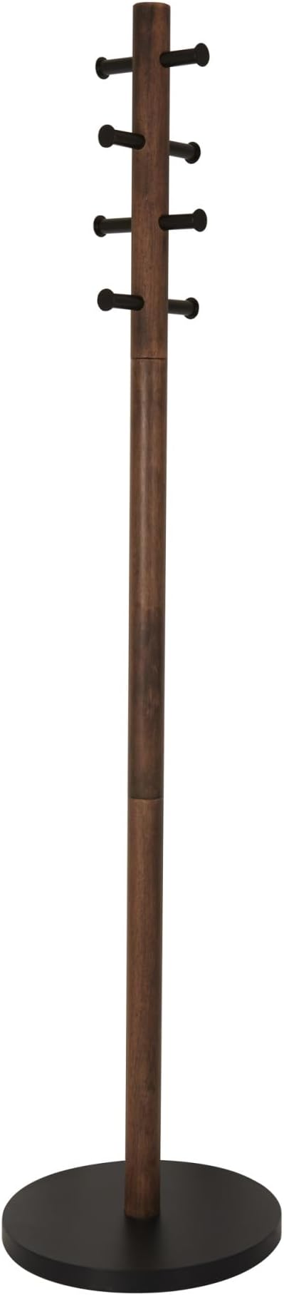 Umbra Pillar, Coat Rack, Black/Walnut