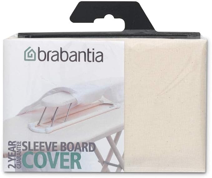 Brabantia Replacement Cover for Sleeve, Neckline, Shoulder, Small Garment Ironing Board (24 x 4 inches) New Top Cover for Existing Underlay (Ecru)