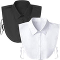 Kalkehay Detachable Dickey Collar Blouse for Women, Fake Half Shirts Faux False Collar for Girls Favors