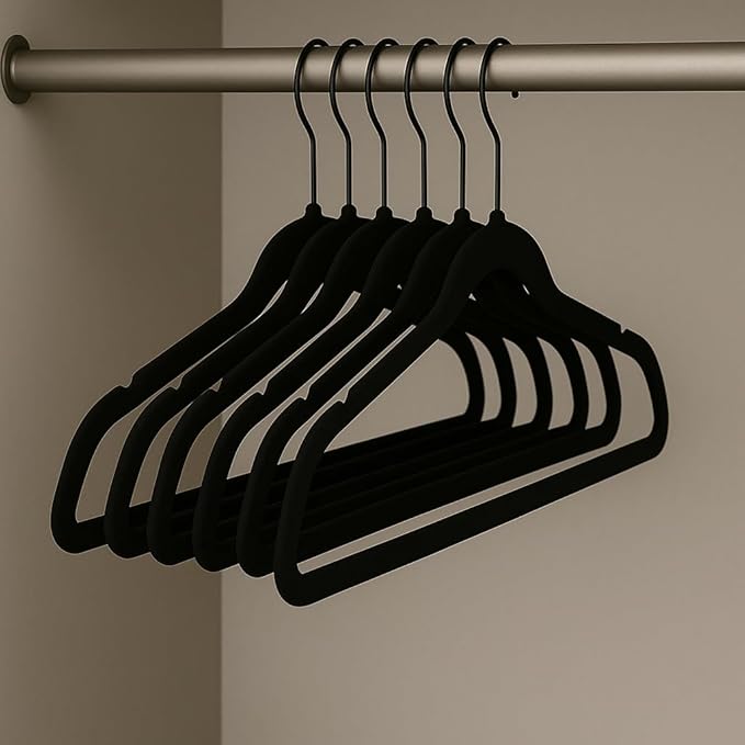 SPN Hangers (Black Velvet 50 Count)