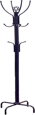 Frenchi Home Furnishing CR002 Coat Rack, 12 Hook, Black
