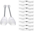 FONHERILI WAJJ 10 Pairs Practical Adjustable Length Men Shoe Tree Stretcher Holder Shaper Support(Spring Men White)