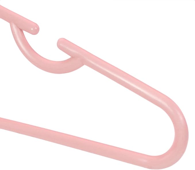 HANGERWORLD Kid's Hangers for Baby Nursery and Children's Closet Clothes Storage (20 Pack, Pink)
