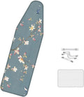 Extra Large Replacement Ironing Board Cover, 61.8x22.8 Inches, Drawstring Design for Easy Adjustment and Installation, Heavily Padded Ironing Board Cover with Scorch Resistant Pads
